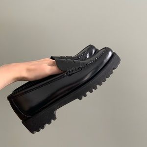 Bass Whitney platform leathers 90s - US 5.5